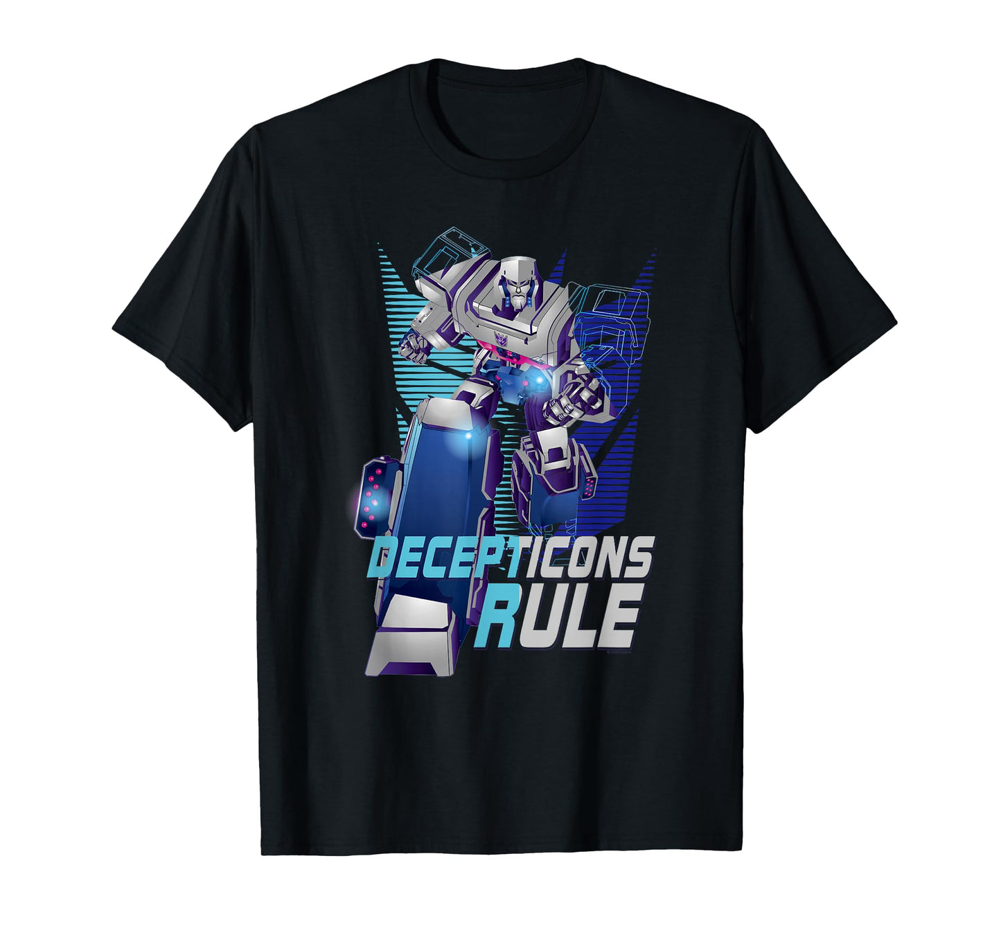 Transformers Megatron Decepticons Rule Epic Logo T-Shirt