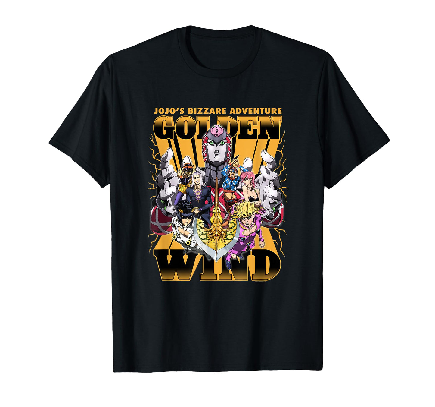 JoJo's Bizarre Adventure Golden Wind Passione Gang Anime T-Shirt