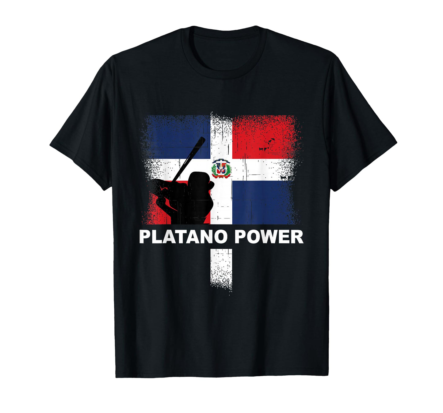 Dominican Republic Baseball Team Support Distress Shirt T-Shirt