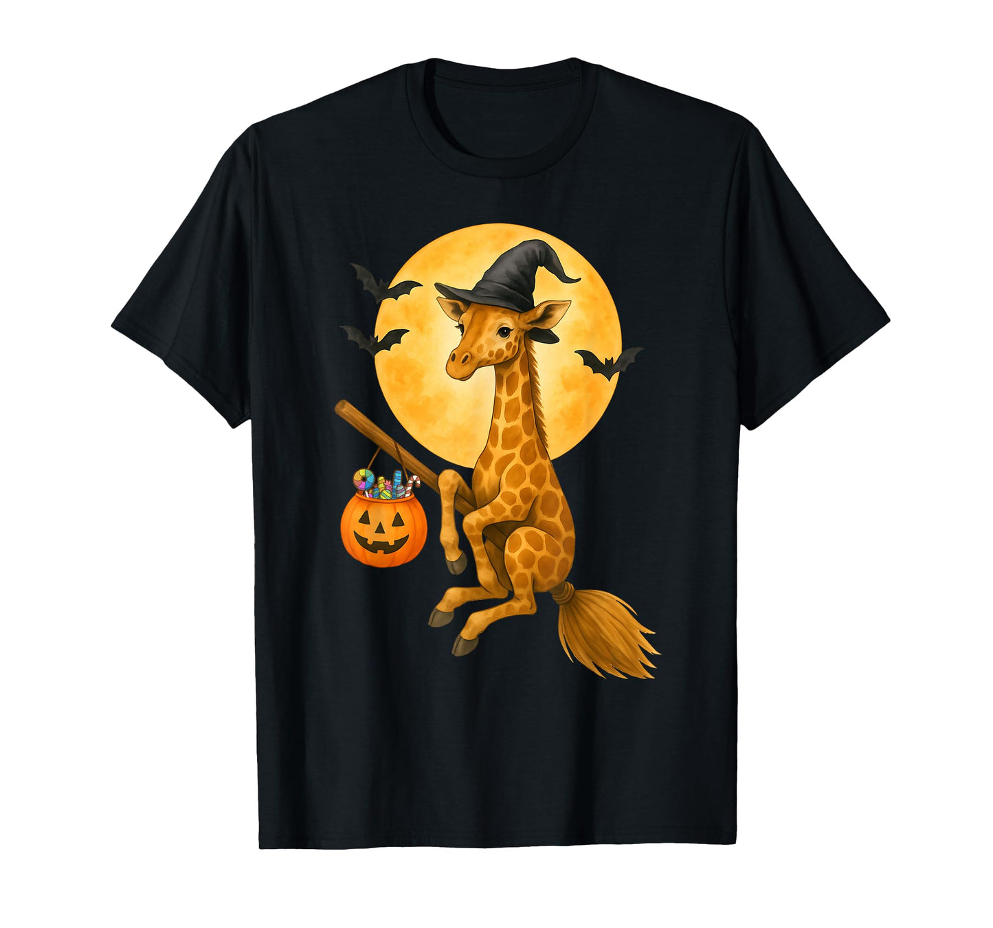 Giraffe Costume Halloween Boo Ghost for Men Women Kids T-Shirt
