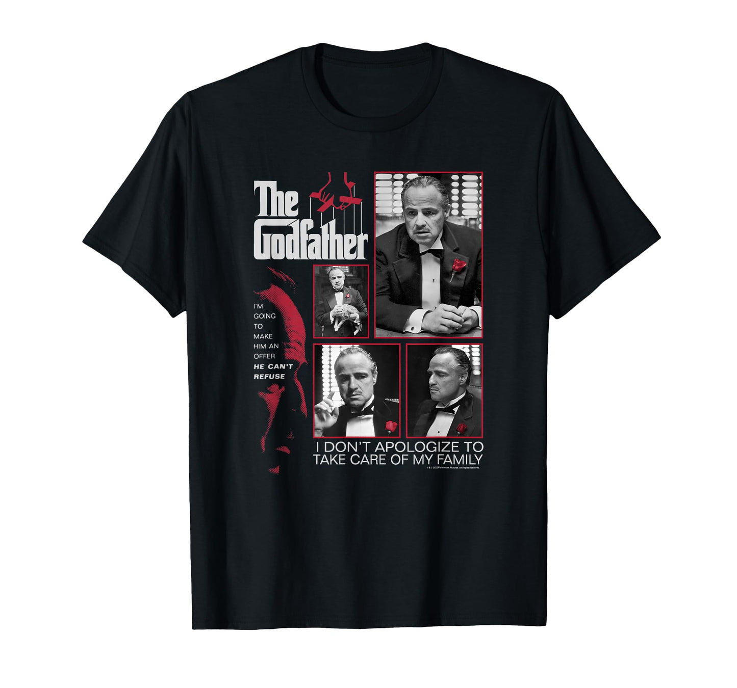 The Godfather Make Him an Offer He Can't Refuse Movie Poster T-Shirt