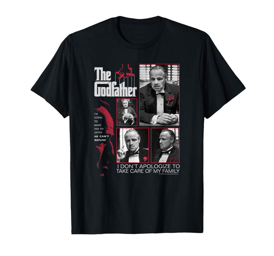 The Godfather Make Him an Offer He Can't Refuse Movie Poster T-Shirt