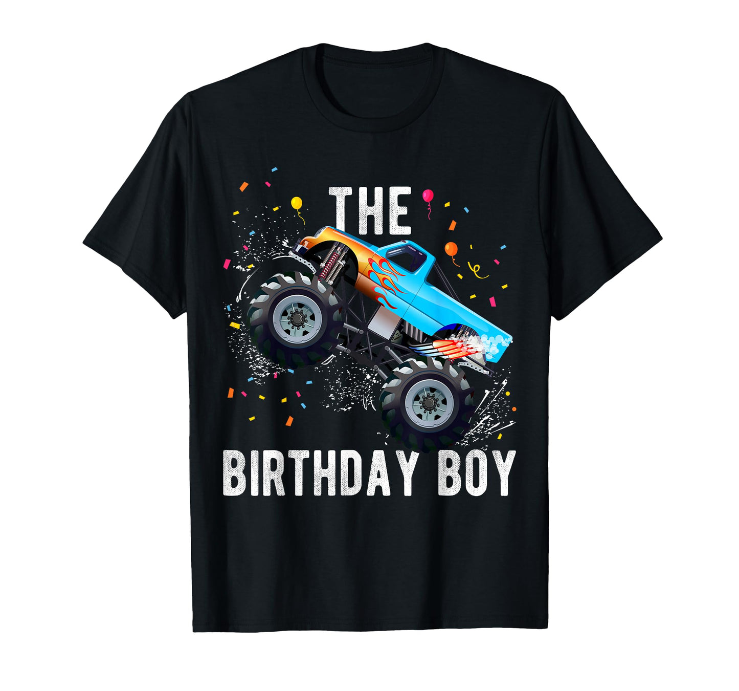 Birthday Boy Monster Truck Family Matching T-Shirt