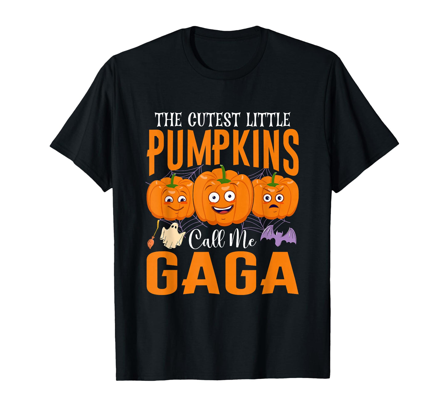 Halloween The Cutest Little Pumpkins Call Me Gaga Pumpkin T-Shirt