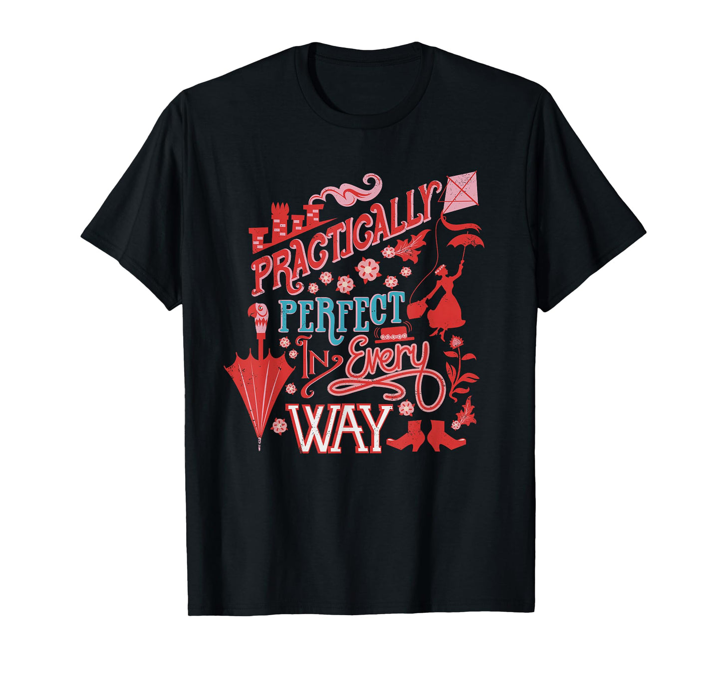 Disney Mary Poppins Practically Perfect in Every Way T-Shirt