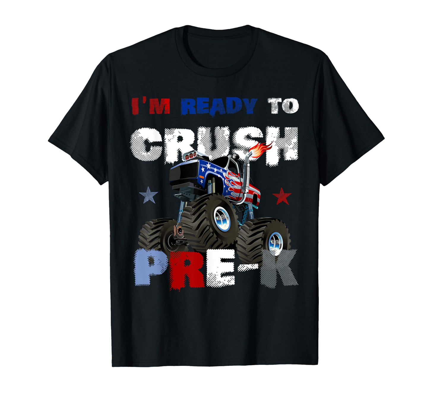 First Day of PRE-K Monster Truck Back to School Boys Gift T-Shirt