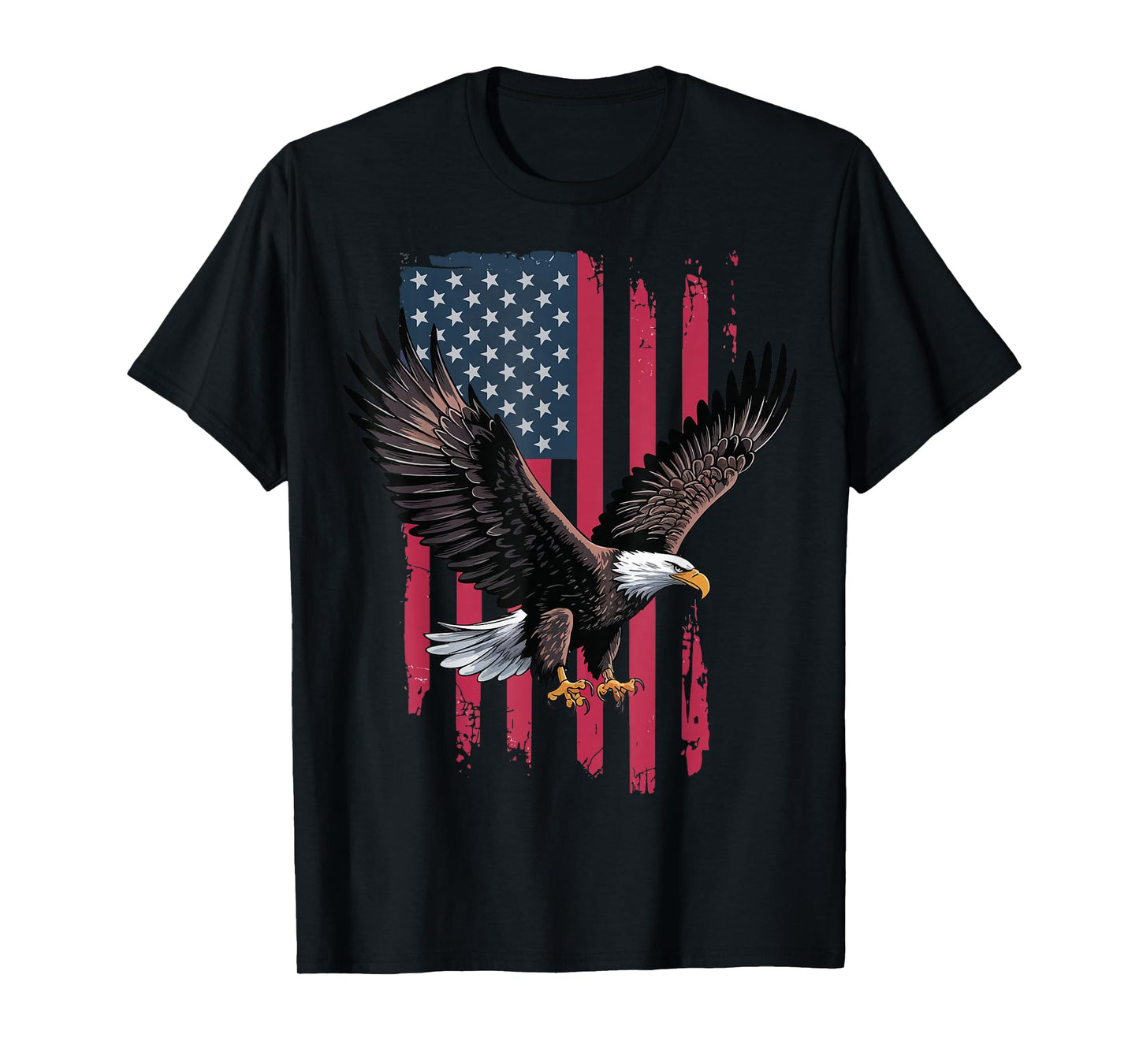 Eagle USA Flag 4th Of July America T-Shirt