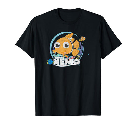 Disney Pixar Finding Nemo Group Shot Chibi T-Shirt