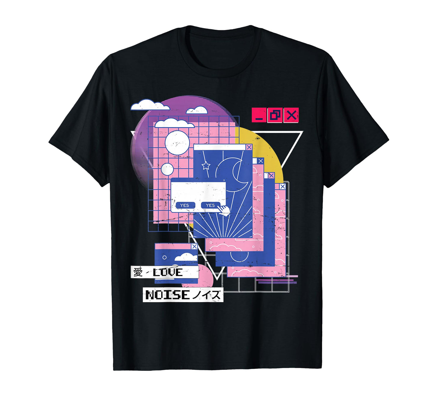 Vaporwave - Aesthetic - Japanese Korean - Computer Tabs T-Shirt