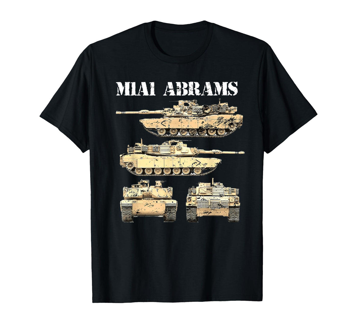 M1A1 Abrams Battle Tank Driver US Army Tanks Enthusiast T-Shirt