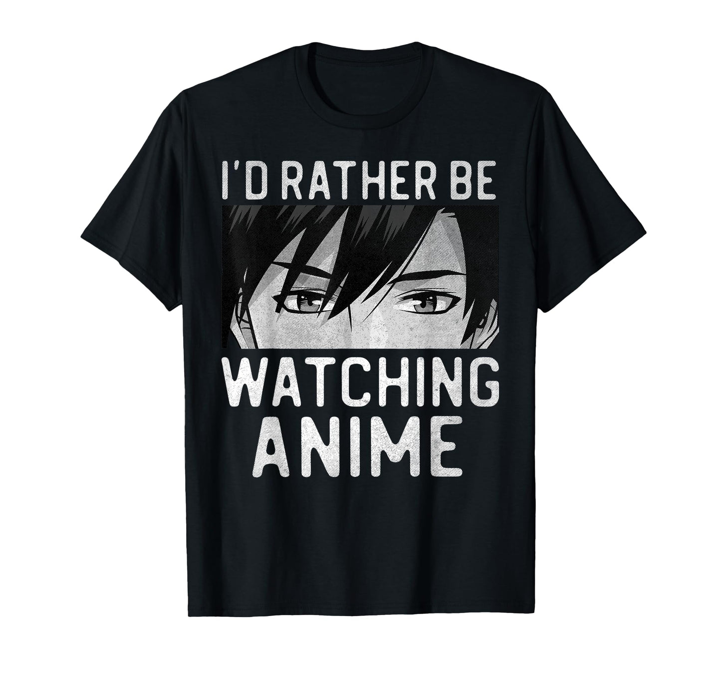 I'd Rather Be Watching Anime Manga Lover Gifts Kawaii Otaku T-Shirt