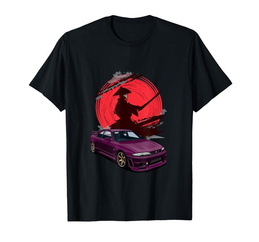 JDM Skyline R33 Car Tuning Japan Samurai Drift T-Shirt
