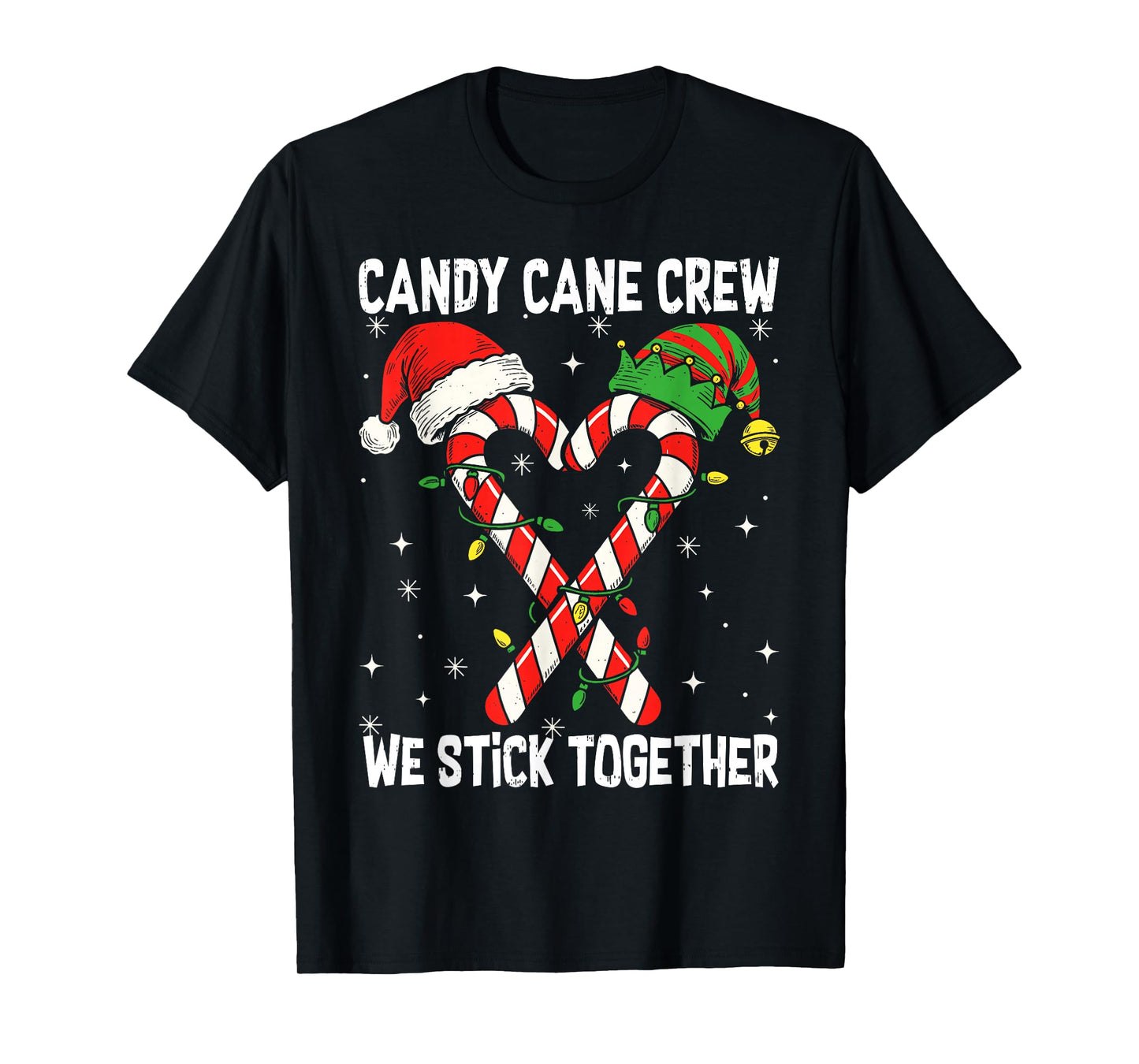Candy Cane Squad Christmas Shirt Family Matching Pajamas T-Shirt