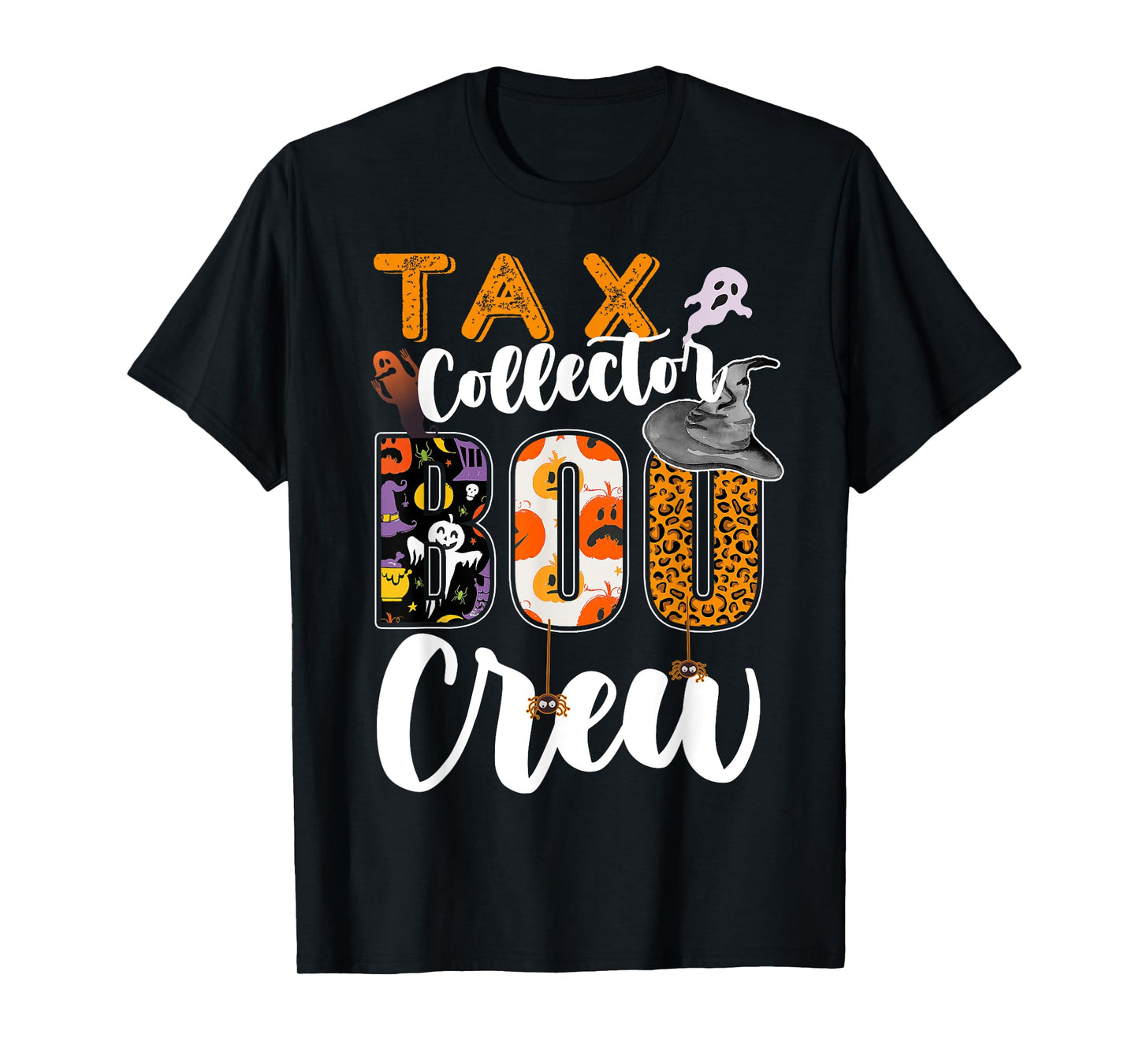 Tax Collector Boo Crew Halloween Matching Tax Officer T-Shirt