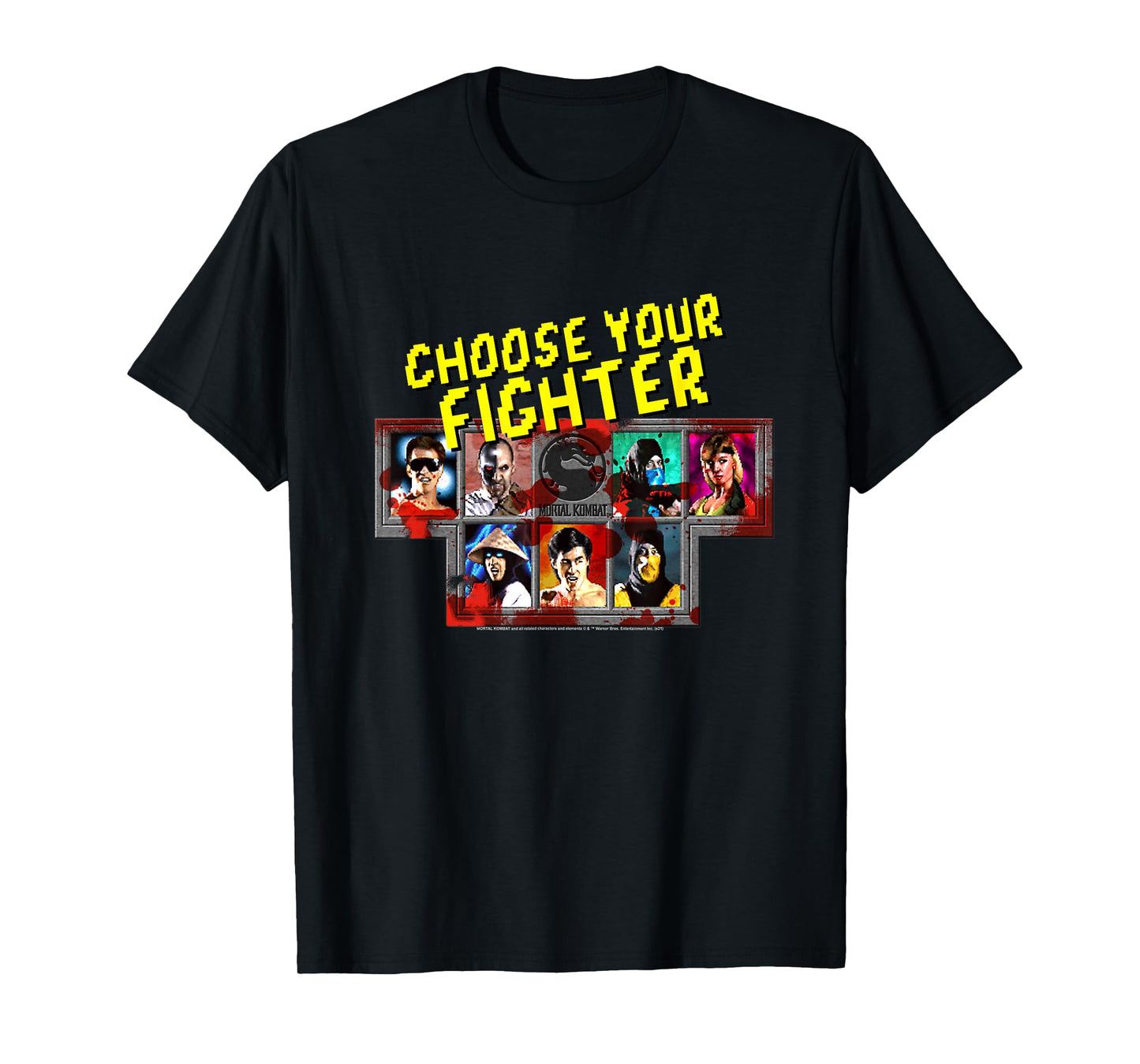 Mortal Kombat Classic Choose Your Fighter T-Shirt