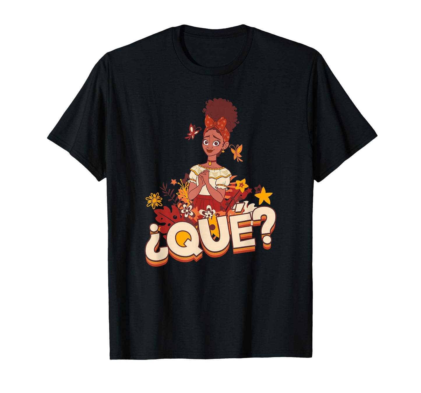 Disney Encanto Dolores Que Floral Butterflies T-Shirt