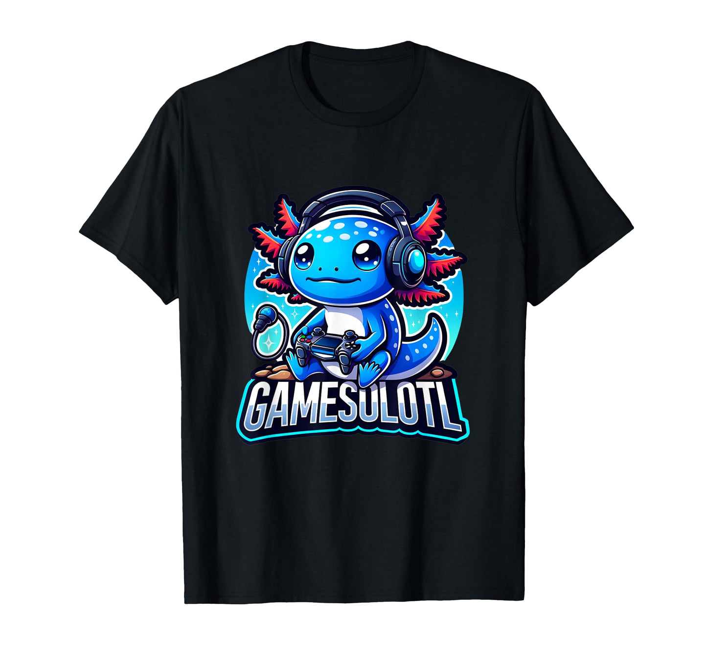 Gamesolotl Axolotl Gamer kawaii Anime kids T-Shirt