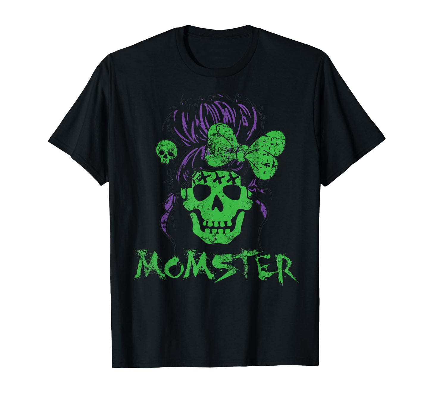 Momster Shirt For Women Retro Funny Horror Zombie Halloween T-Shirt