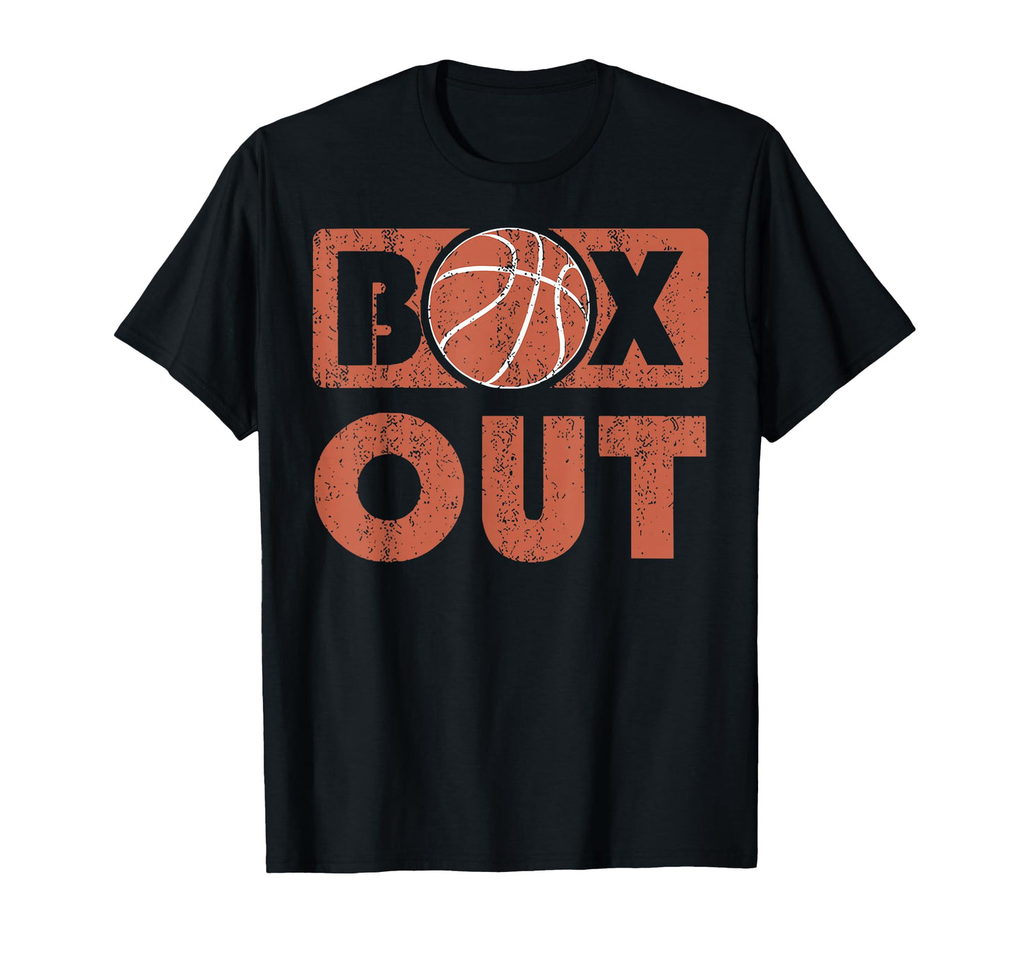 Box Out Basketbal Rebound Rebounding Baller Coaching Sport T-Shirt