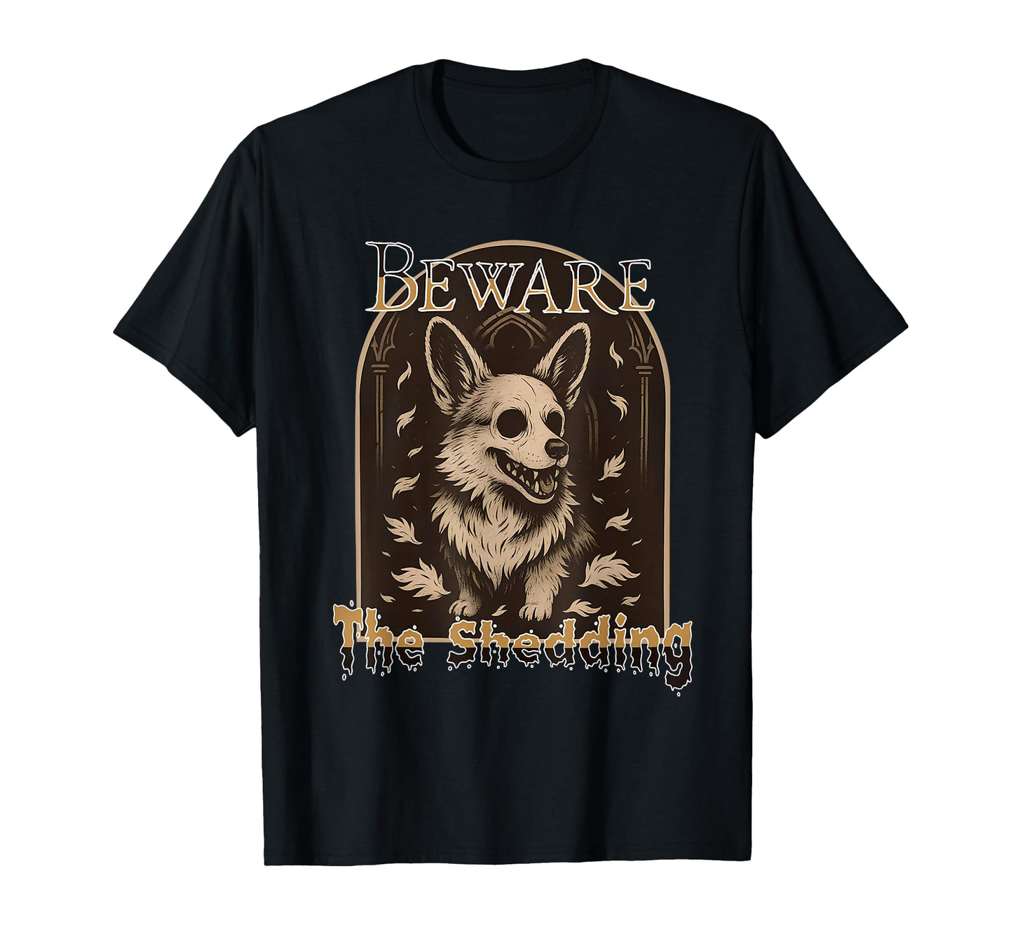 Beware The Shedding Corgi Halloween Ghost Corgi Dog Mom T-Shirt