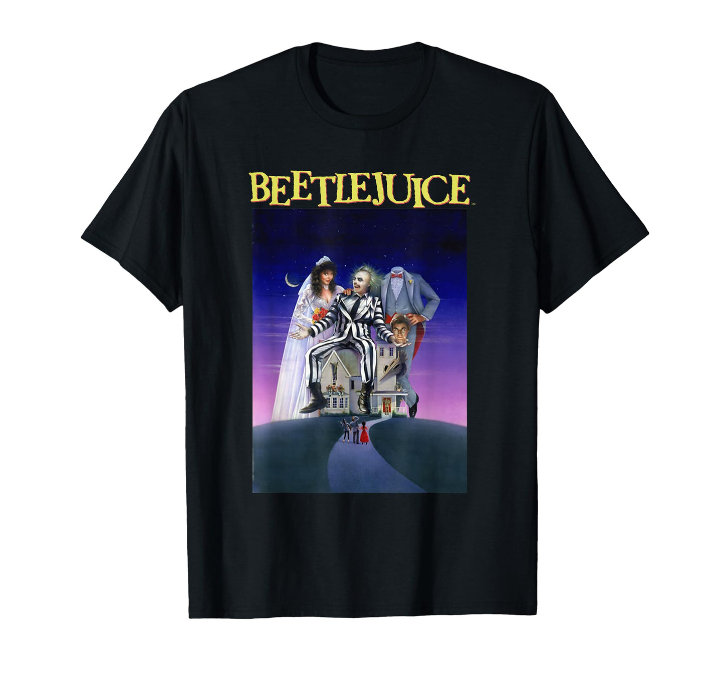 Beetlejuice Classic Vintage Ghost With The Most Movie Poster T-Shirt