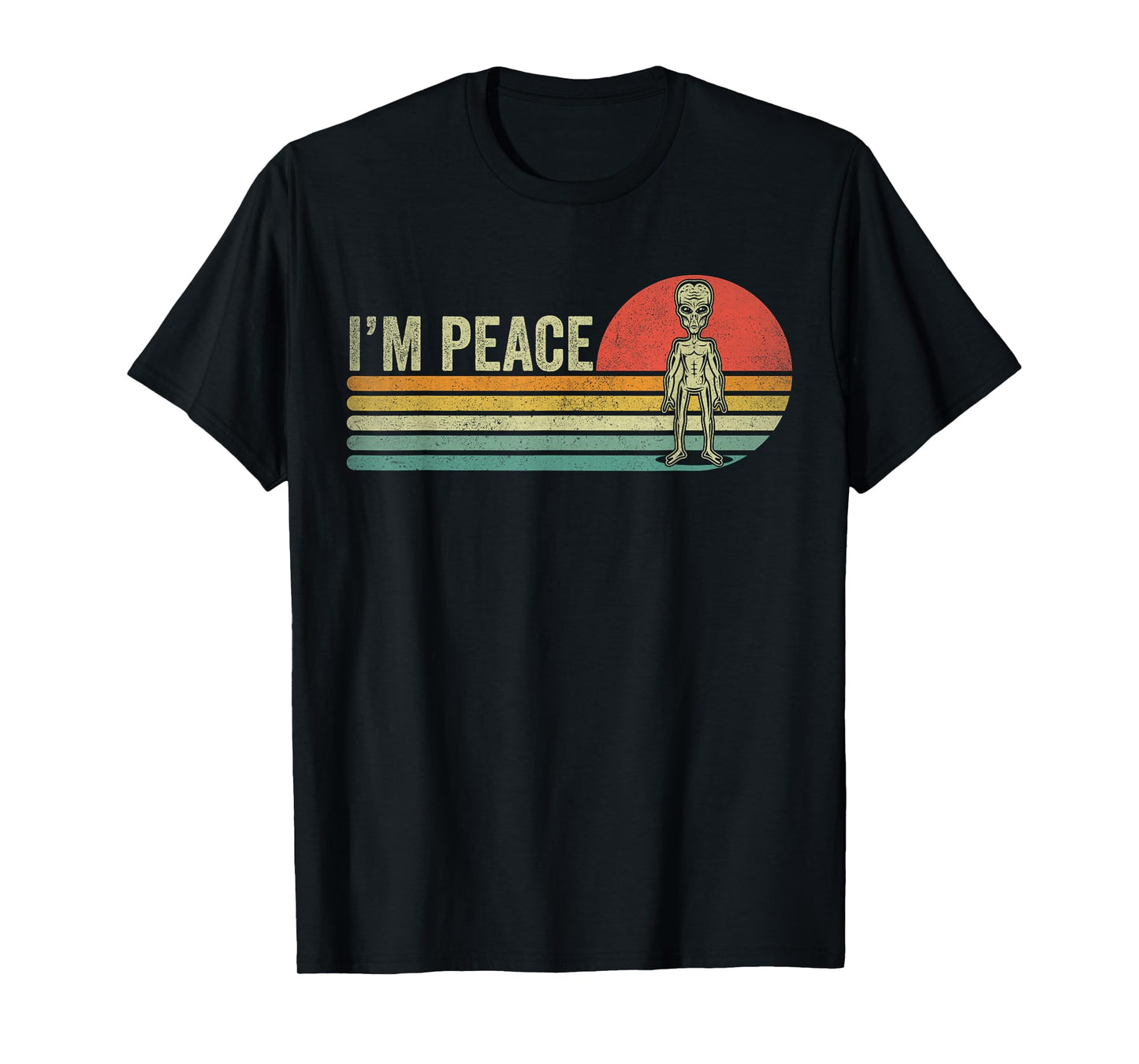 I Come In Peace im Peace Matching Couples Alien T-Shirt