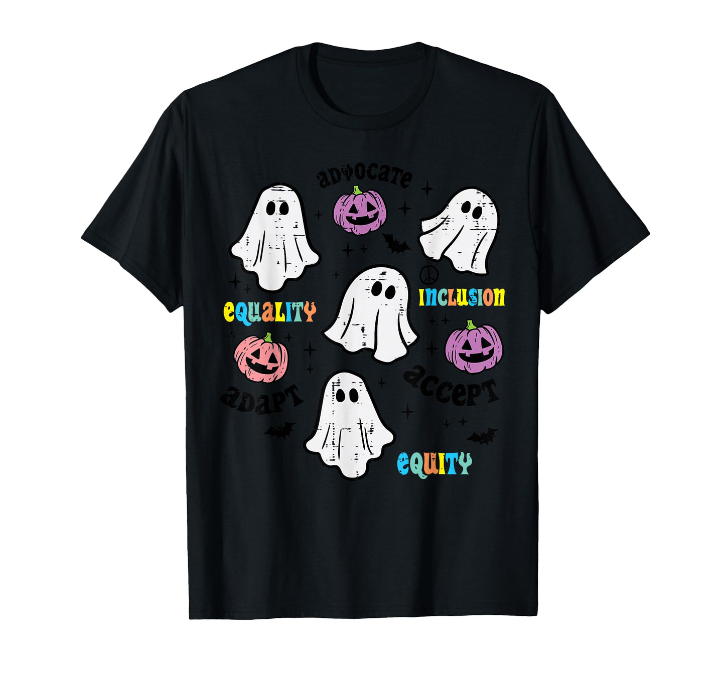 Halloween Advocate Equality Inclusion Costume Women Kids Men T-Shirt