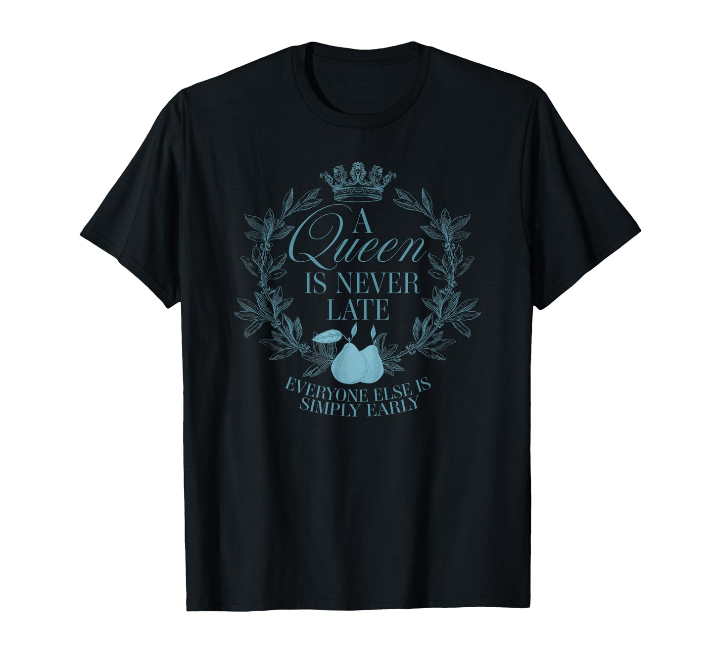 Disney The Princess Diaries A Queen is Never Late T-Shirt