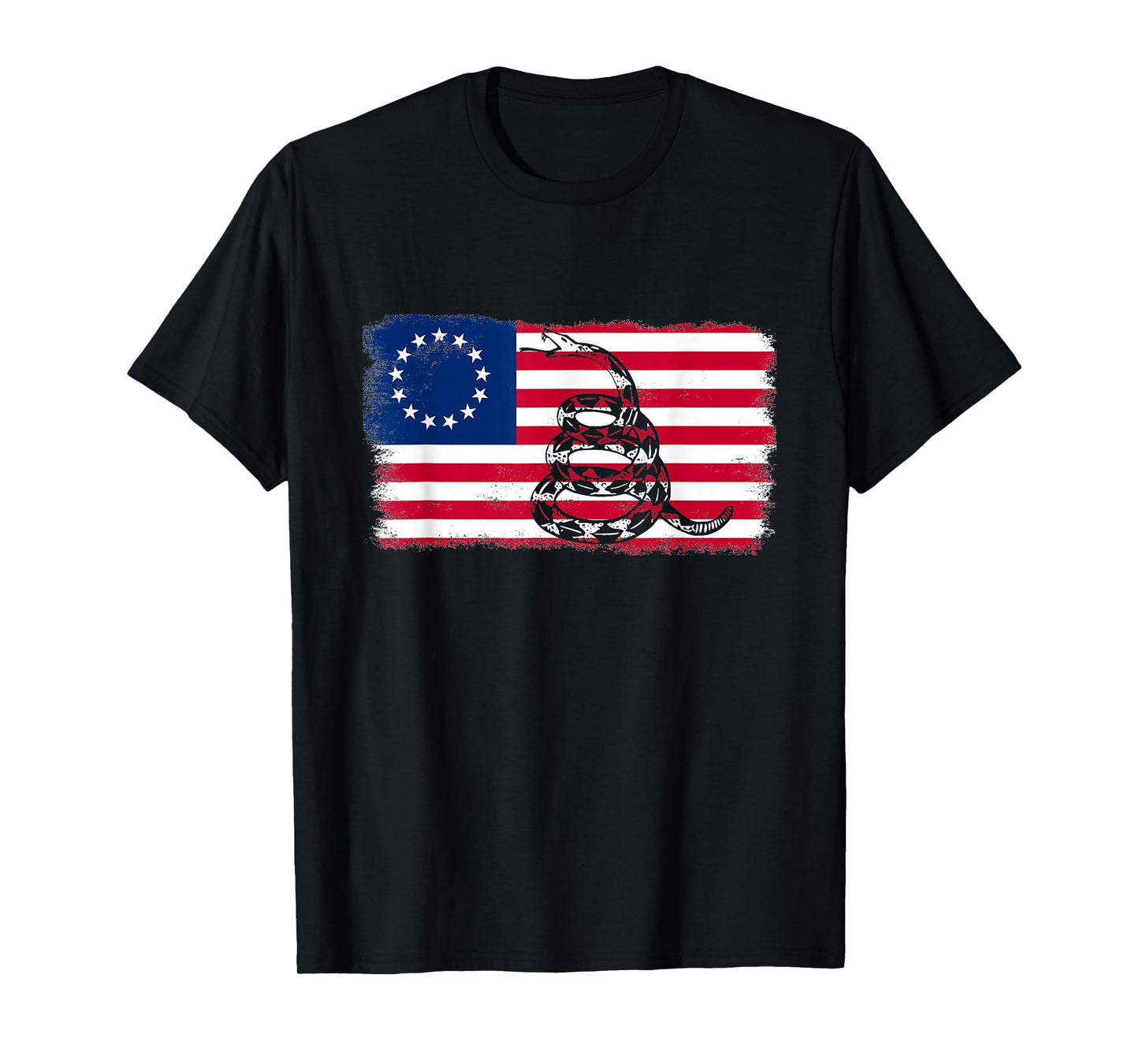 Don't Tread Patriot On Me Gadsden Snake Flag Gift T-Shirt
