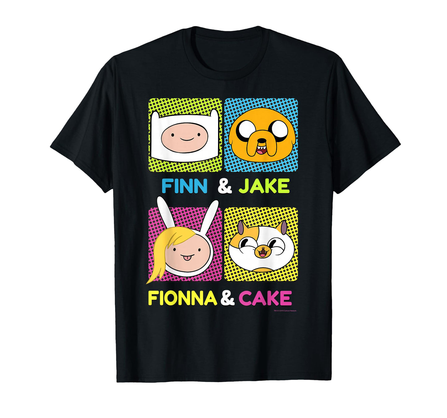 CN Adventure Time Finn & Jake Fionna & Cake Box Up T-Shirt