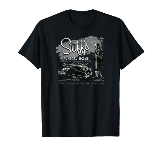 Retro Monster Funeral Funny Undertaker Humor Retro-a-go-go T-Shirt