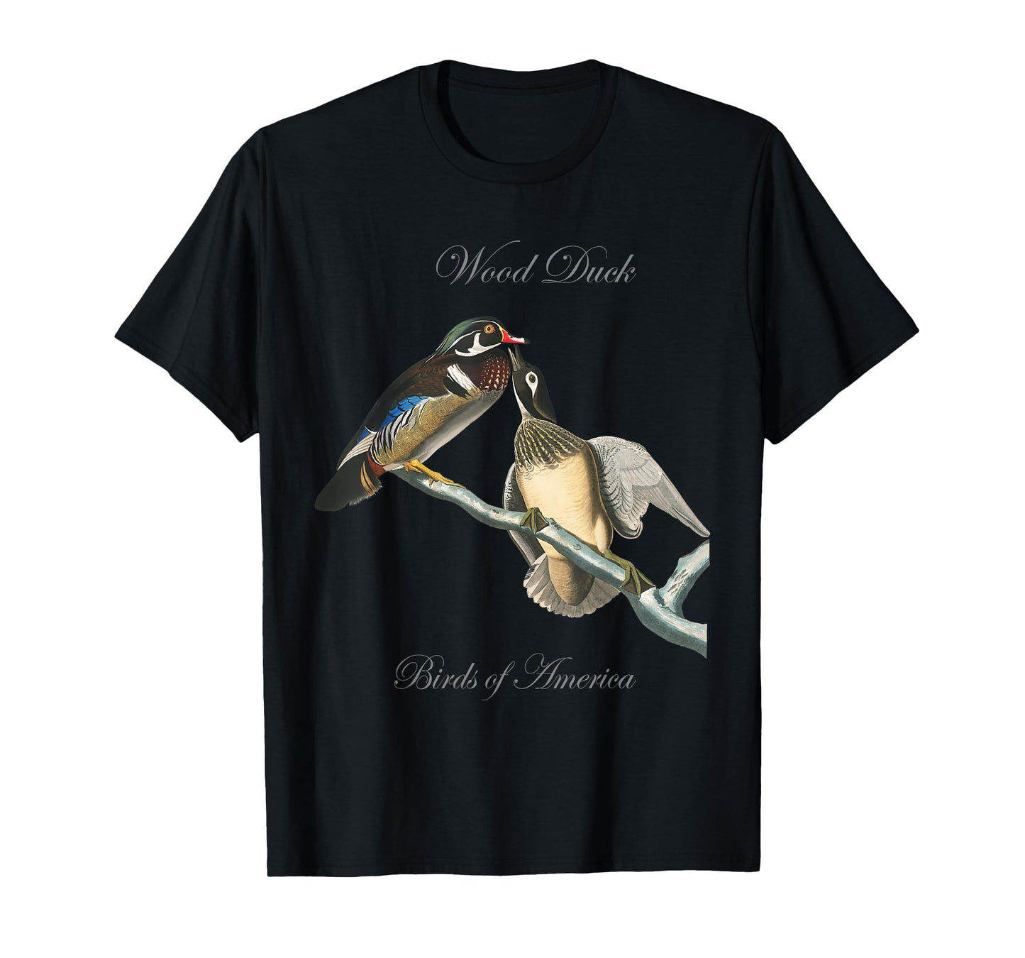 Wood Ducks - Birds of America Series Audubon T-Shirt T-Shirt