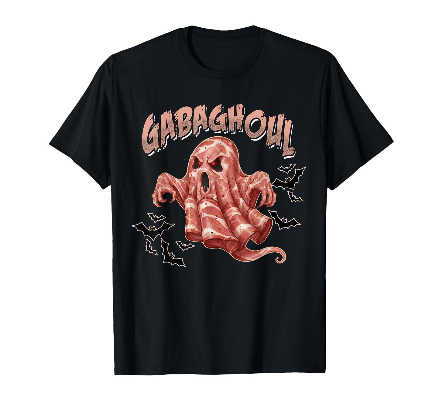 Halloween Funny Gabaghoul Ghost Italian Food Humor T-Shirt