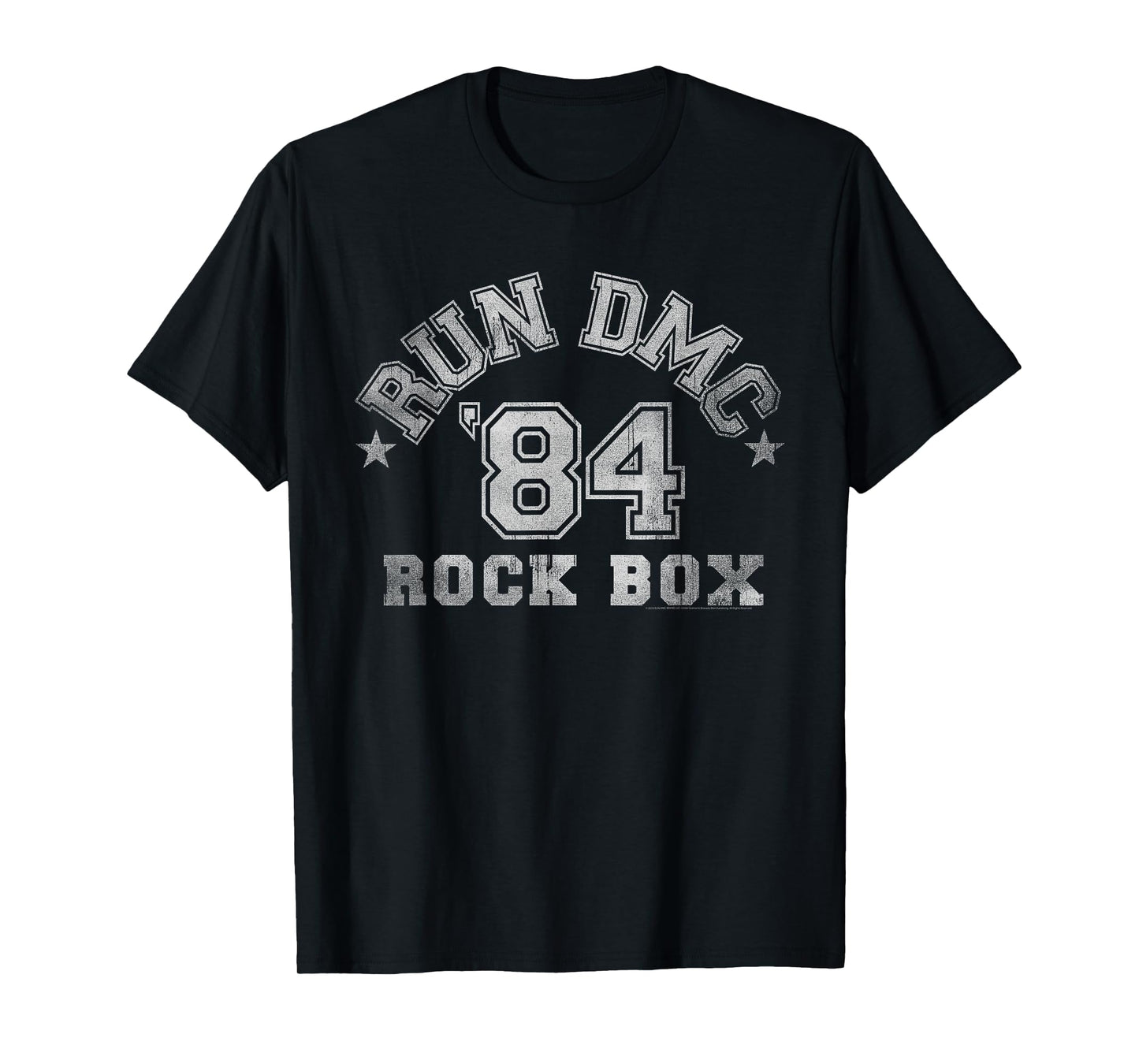 Run DMC Official Rock Box Varsity T-Shirt