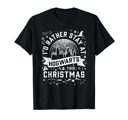 Harry Potter Hogwarts at Christmas T-Shirt