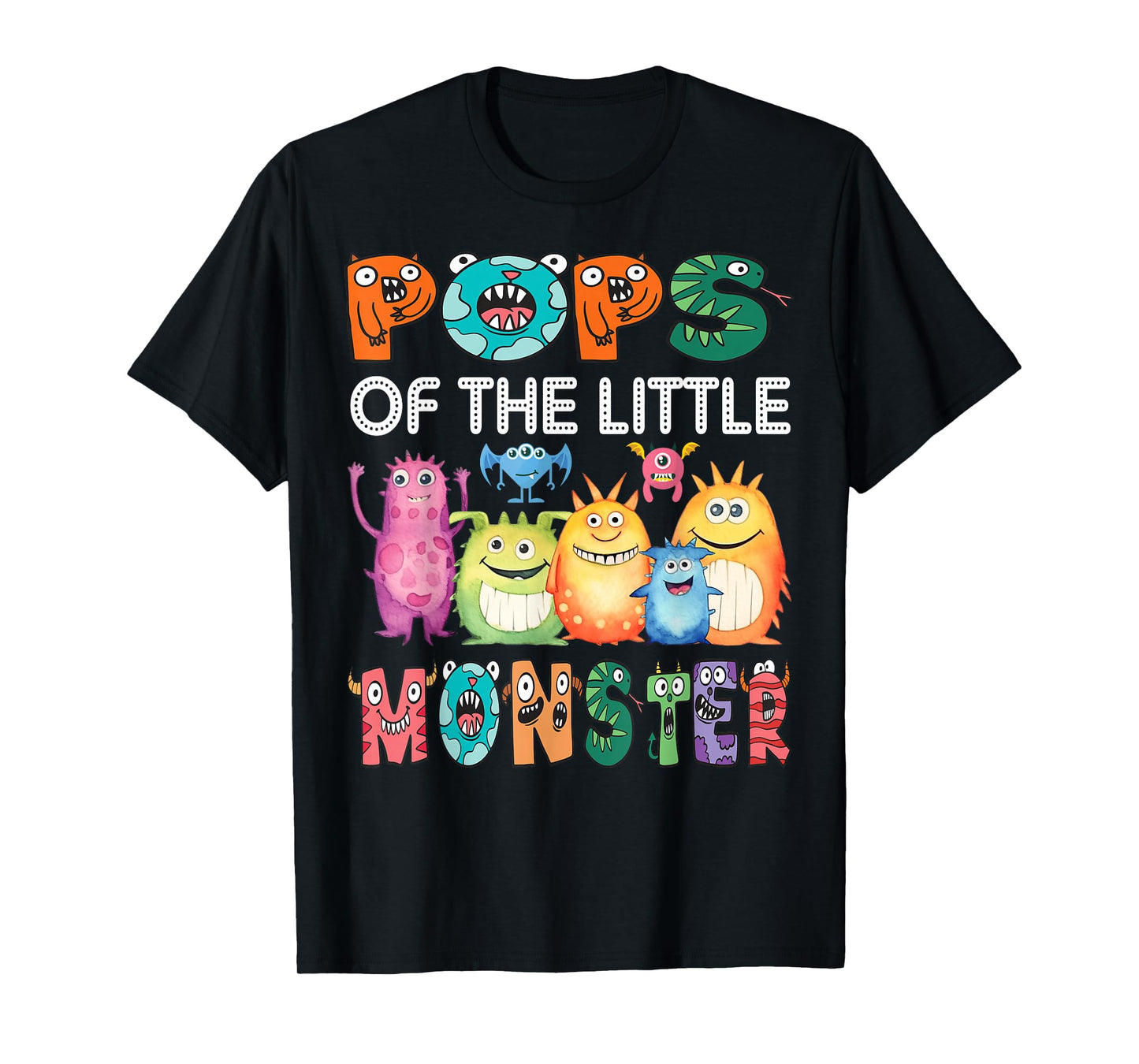Pops Of The Little Monster Kids 1St Birthday Party T-Shirt