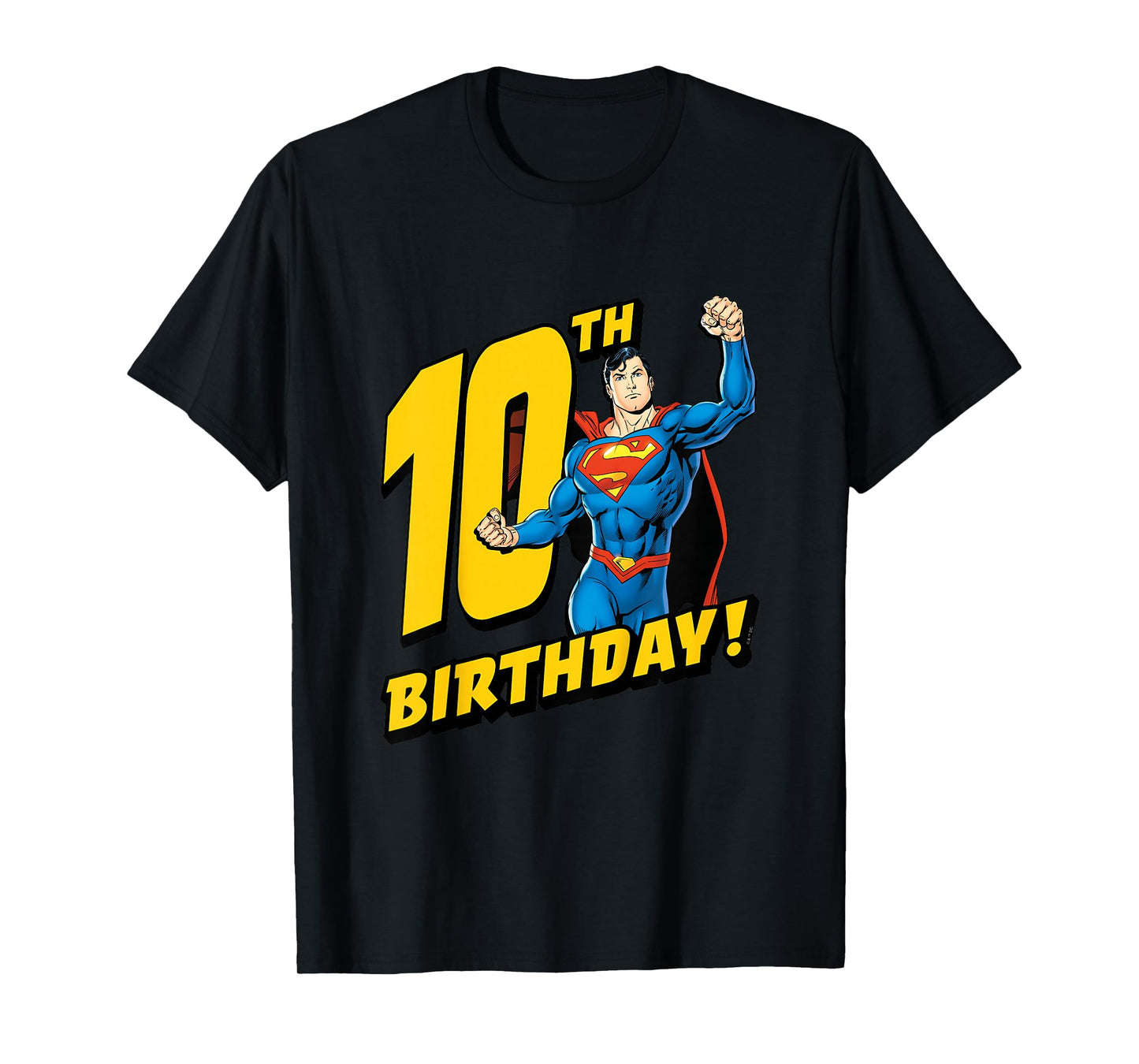 Kids Superman 10th Birthday T-Shirt