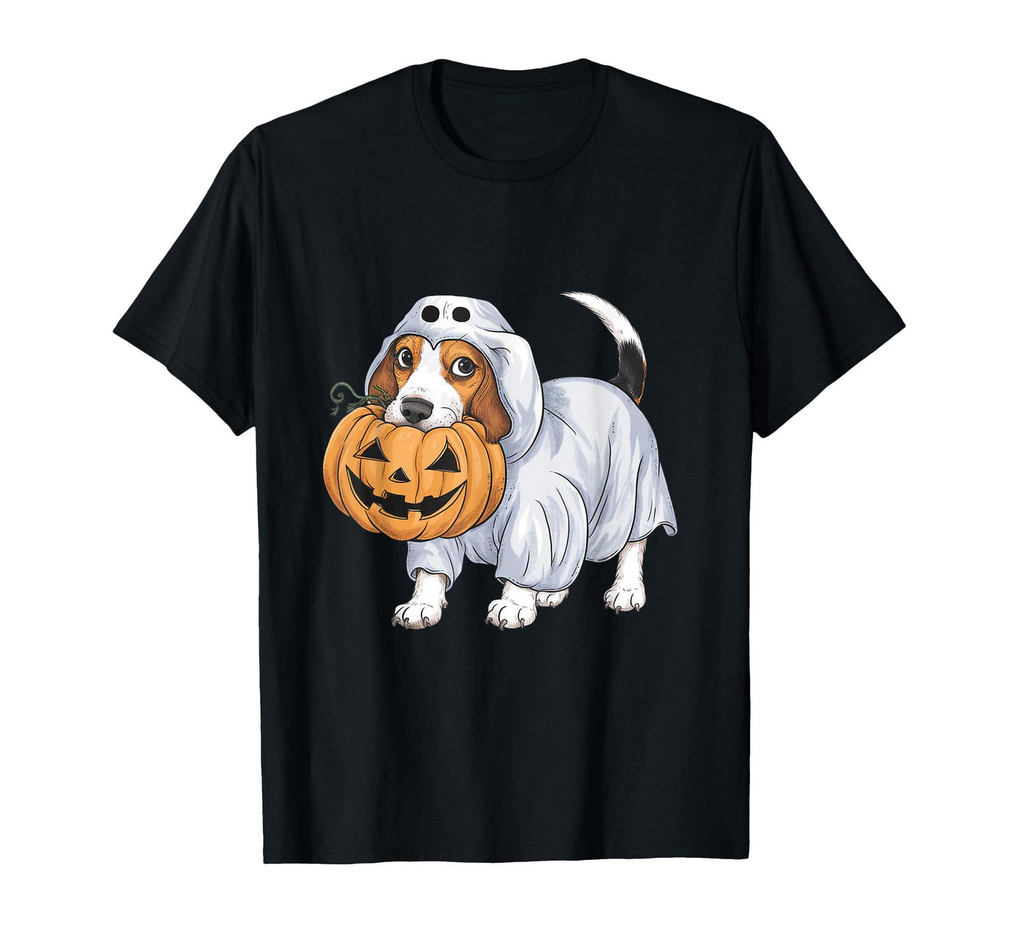 Beagle Ghost Dog Halloween T-Shirt
