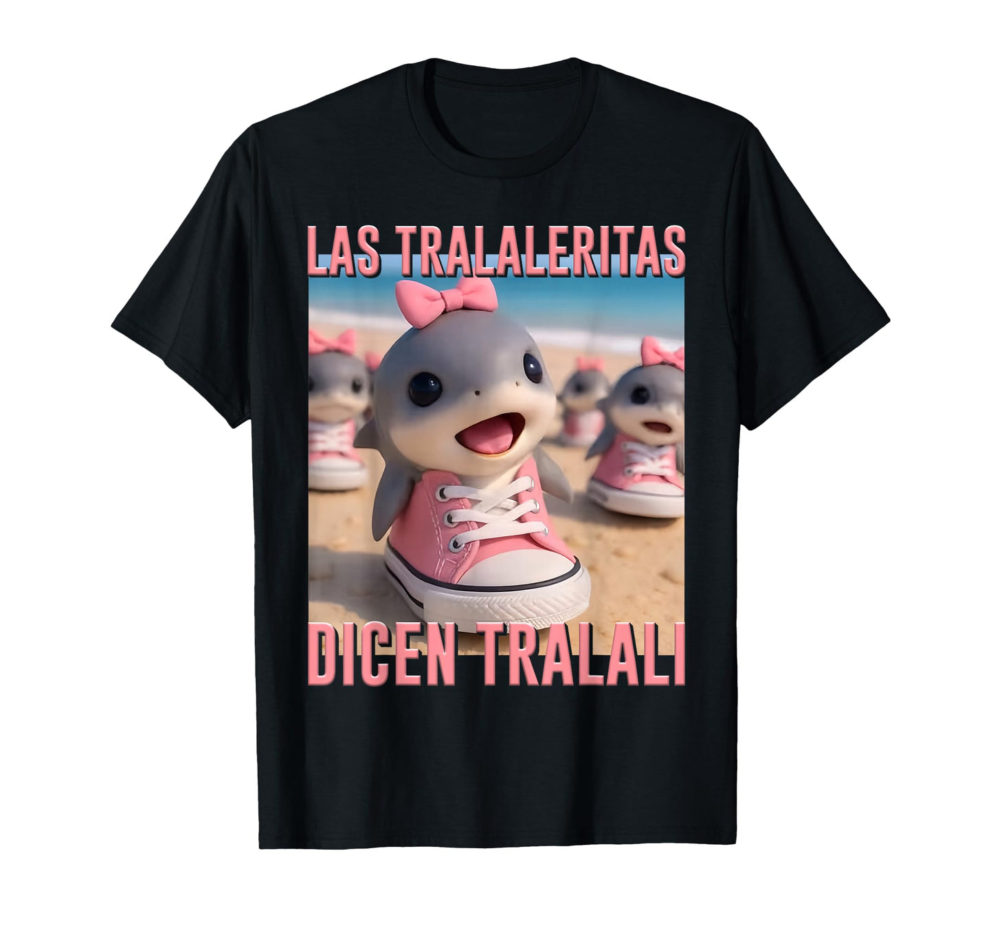 Las Tralaleritas Dicen Tralali Cute Italian Brainrot Monster T-Shirt
