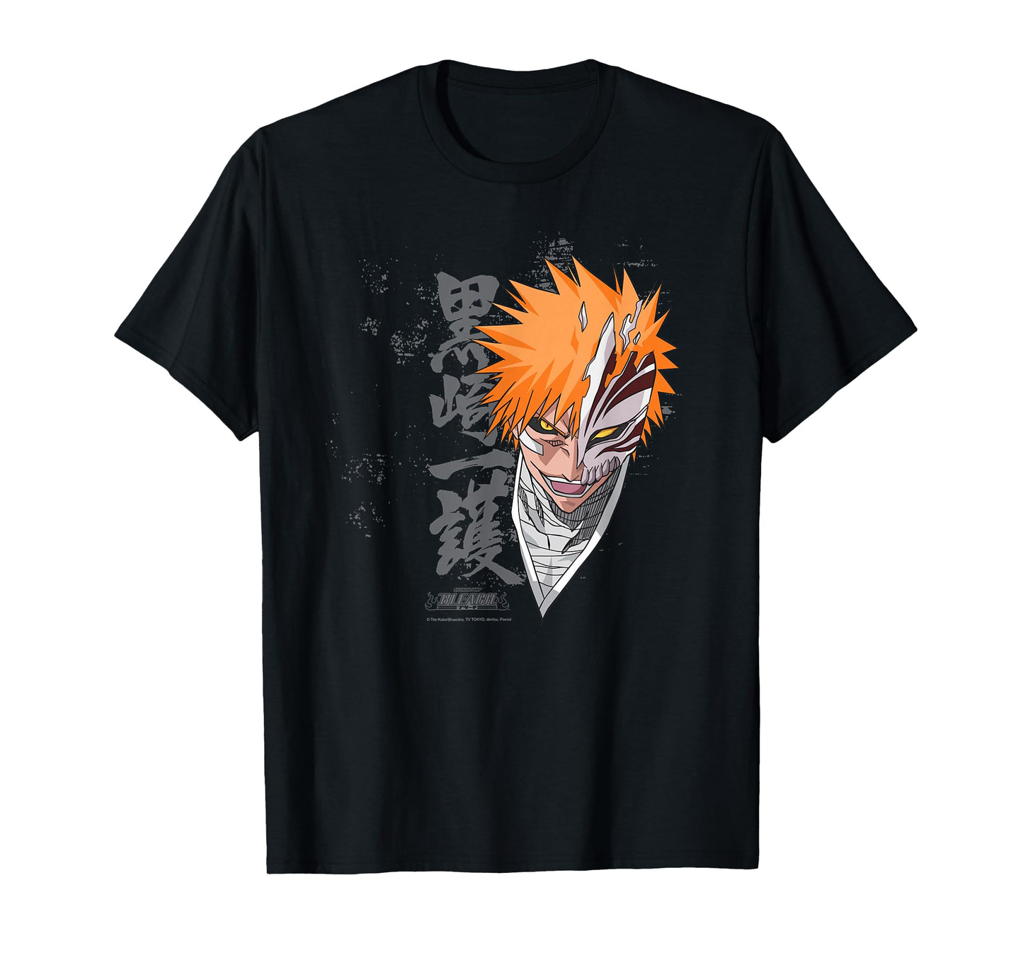 Bleach Ichigo Transform Splatter Pattern Anime T-Shirt