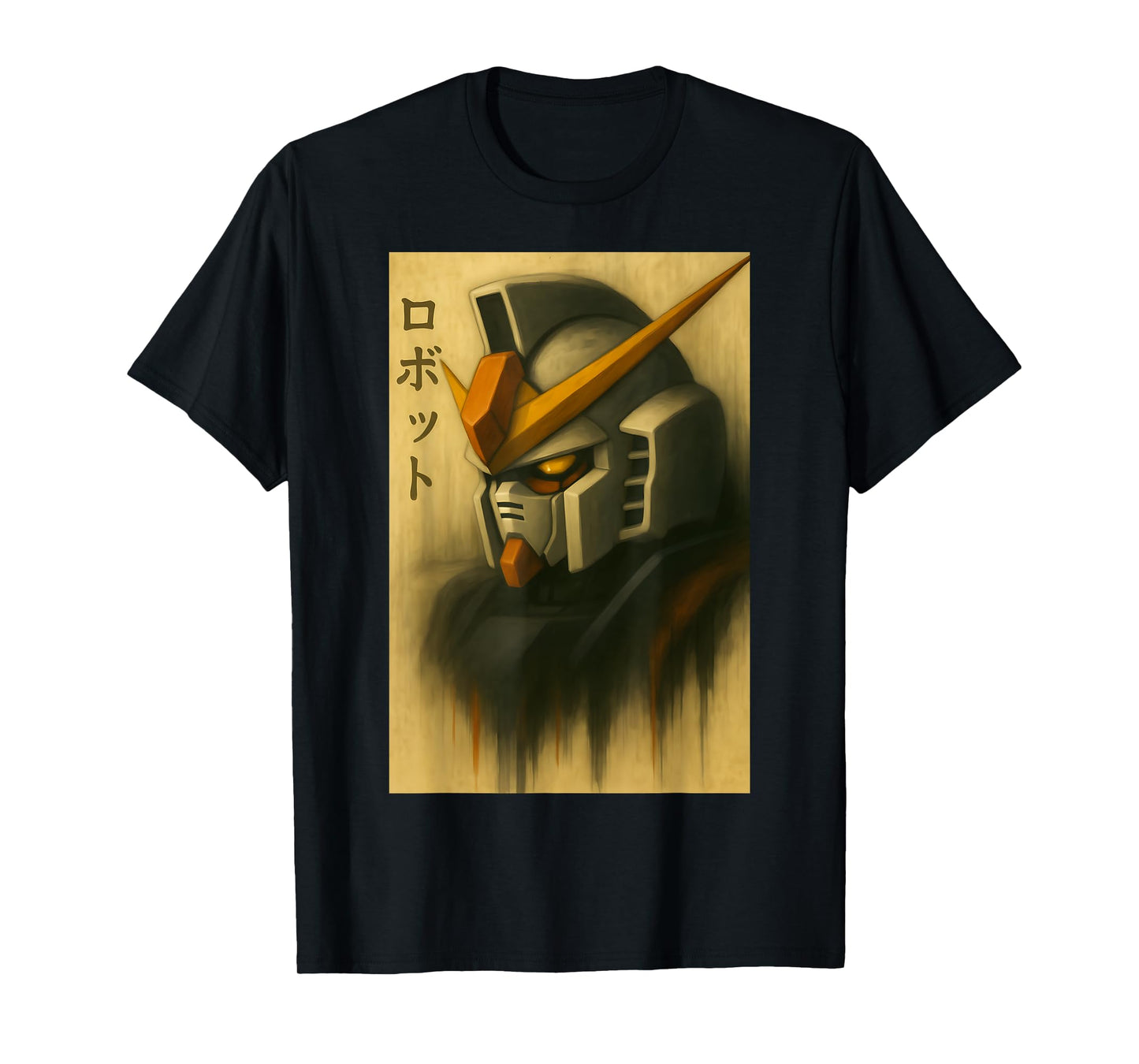 Japanese Japan Mecha Robot Head Vintage Anime T-Shirt T-Shirt