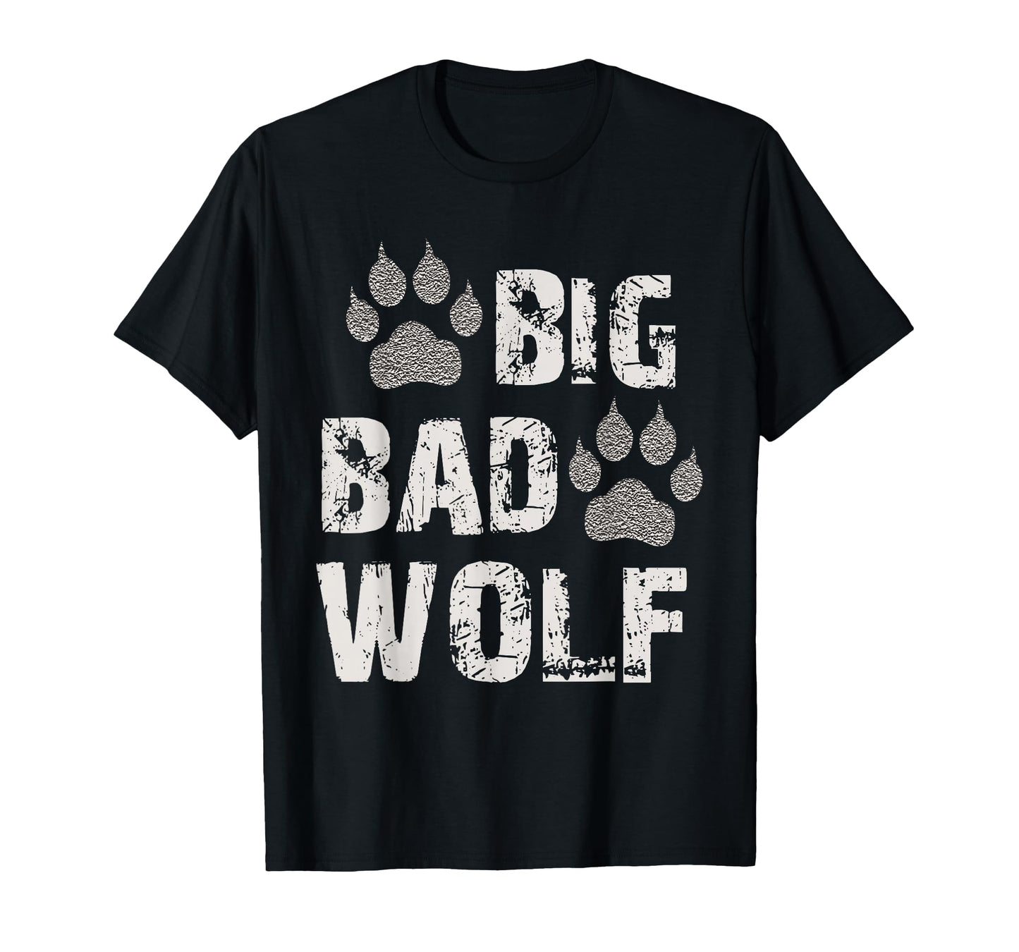 Big Bad Wolf Paw Print Halloween Costume T-Shirt T-Shirt