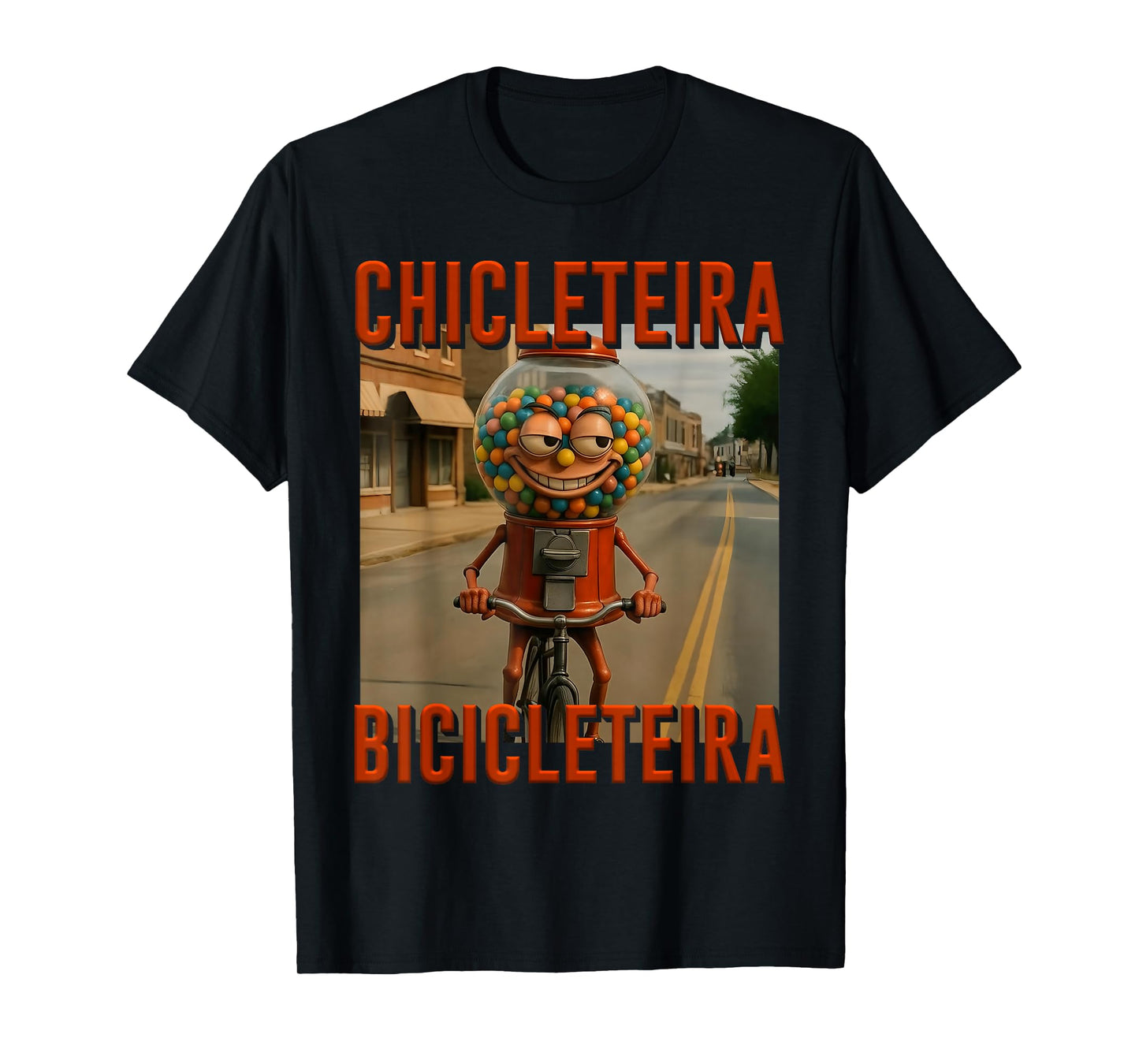 Chicleteira Bicicleteira AI Generated Monster Meme Boys Kids T-Shirt