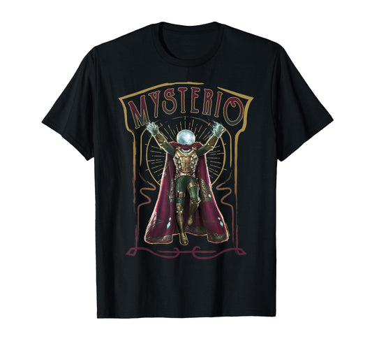 Marvel Spider-Man Far from Home Mysterio Retro Style Poster T-Shirt