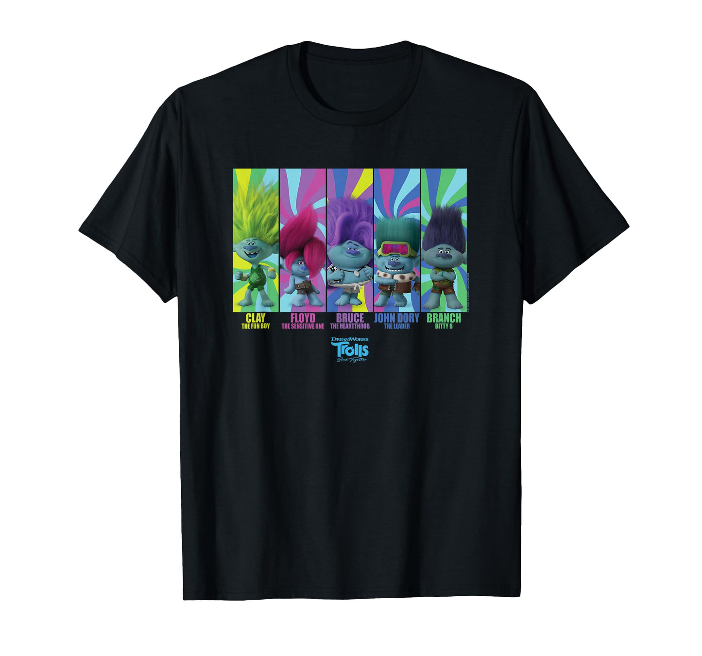 DreamWorks Trolls Band Together BroZone Band Members T-Shirt