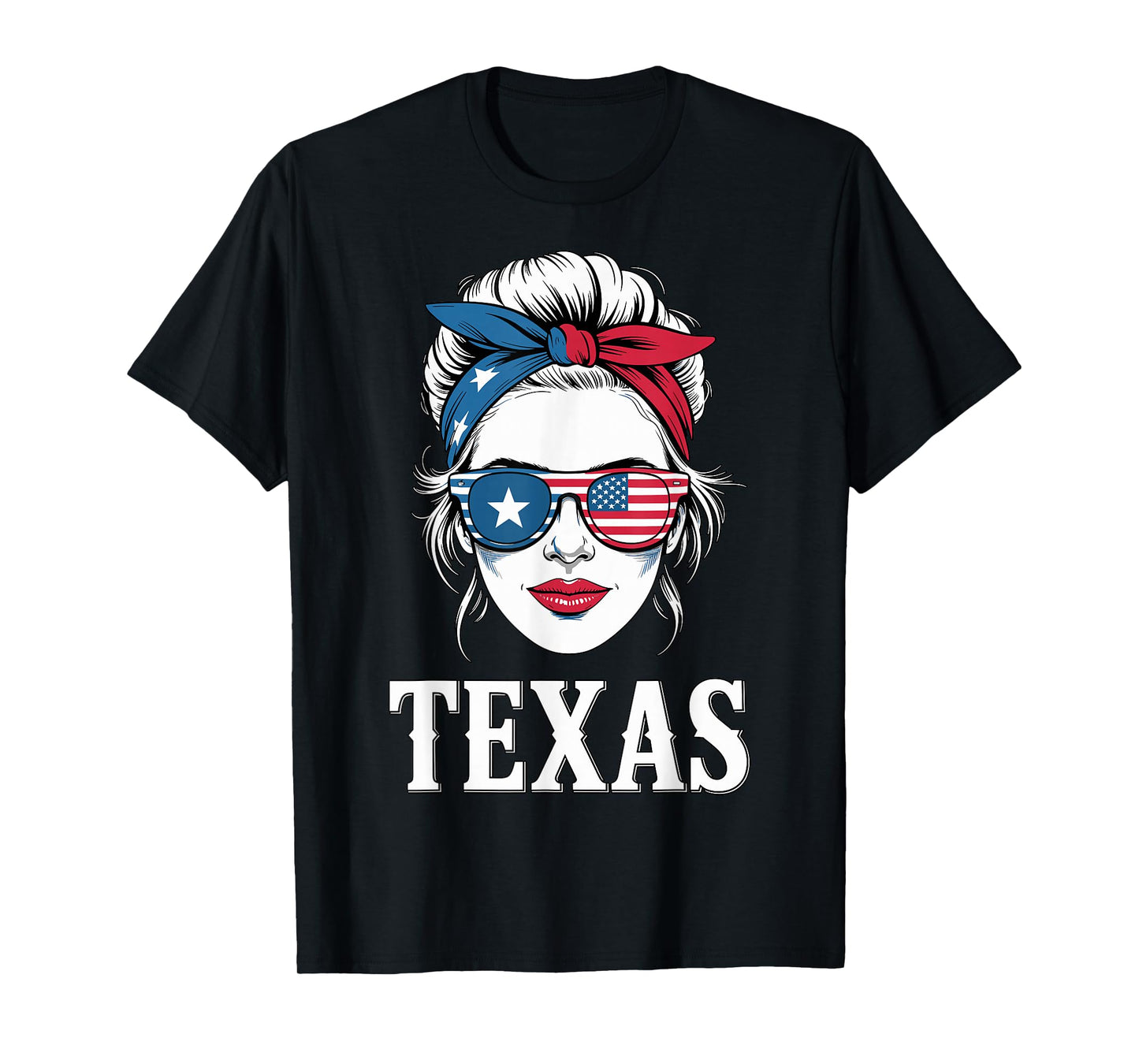 Texas Girl with Bandana and Sunglasses T-Shirt