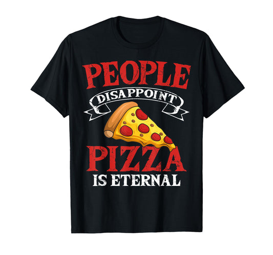Funny Pizza Lover Round Pizzetta Fan Pizzaiolo Pizzeria T-Shirt