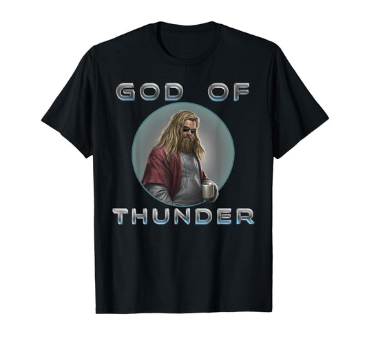 Marvel Avengers: Endgame Thor God Of Thunder Circle Portrait T-Shirt