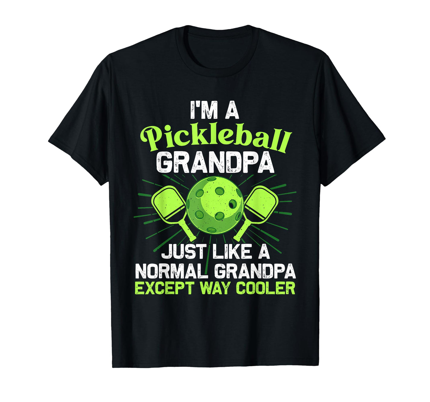 Funny Grandpa Pickleball Gift For Men Grandfather Papa Daddy T-Shirt