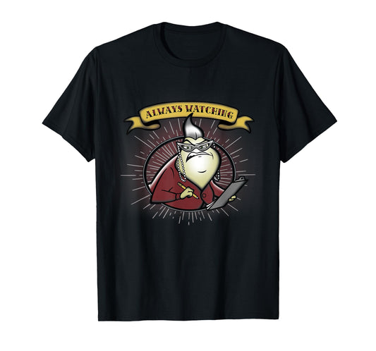 Disney Pixar Monsters Inc. Roz Always Watching Banner T-Shirt